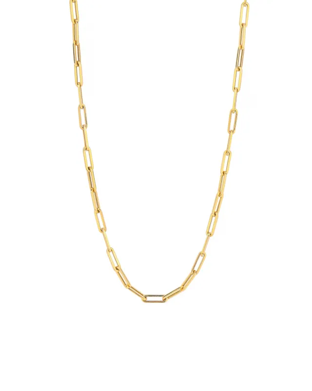 Large Paperclip Chain Necklace sold by Blue Ruby
