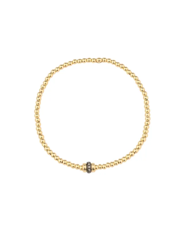 Beaded Diamond Rondelle Bracelet | 2.5mm sold by Blue Ruby