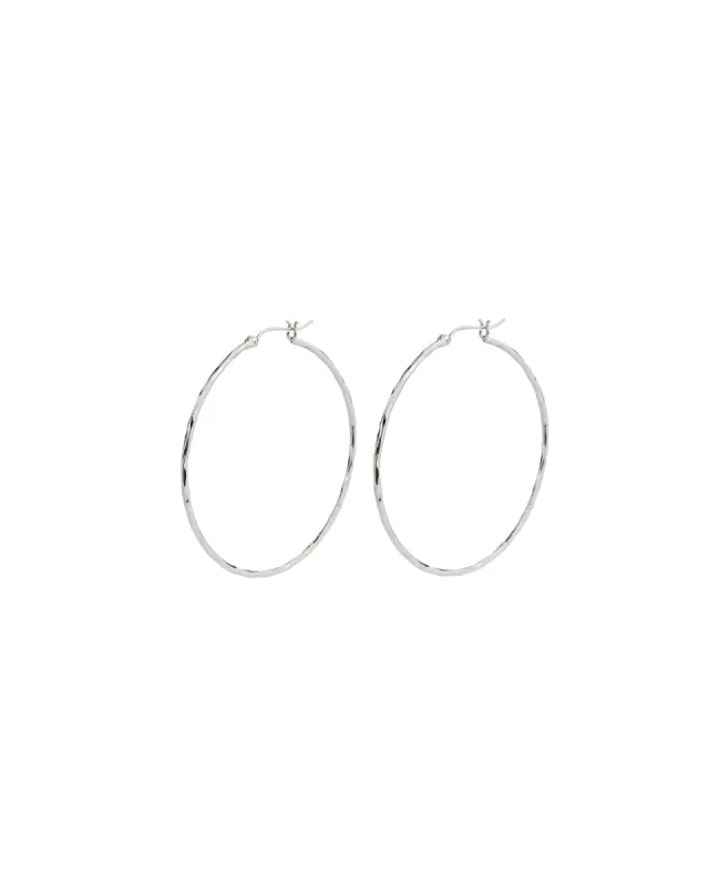 Hammered Hoops I 55mm sold by Blue Ruby