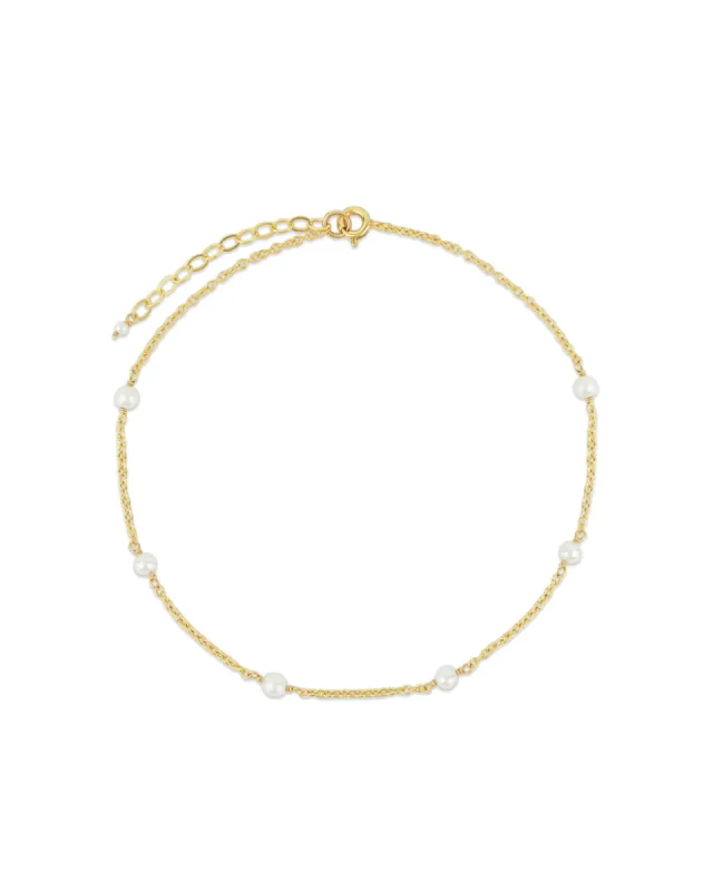 Pearl Station Anklet sold by Blue Ruby