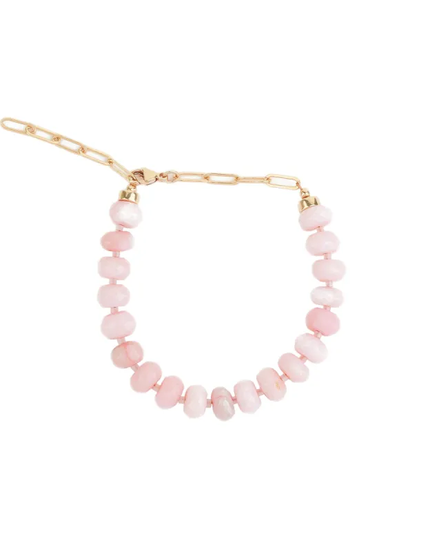 Pink Opal Miyuki Stone Bracelet sold by Blue Ruby