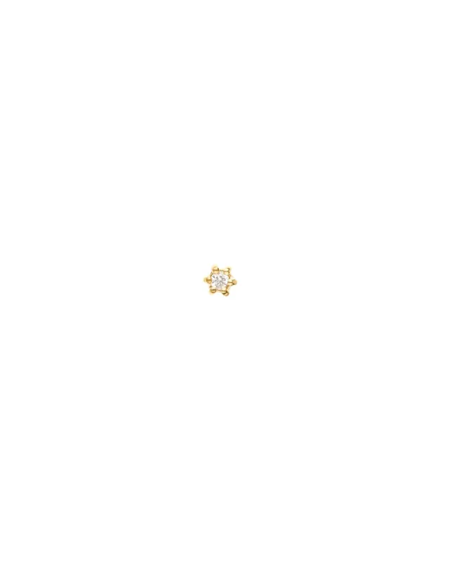Flower CZ Stud sold by Blue Ruby