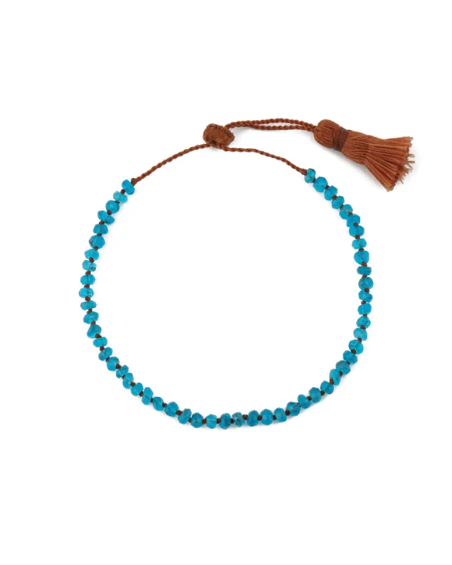Stone Knot Tassel Bracelet sold by Blue Ruby