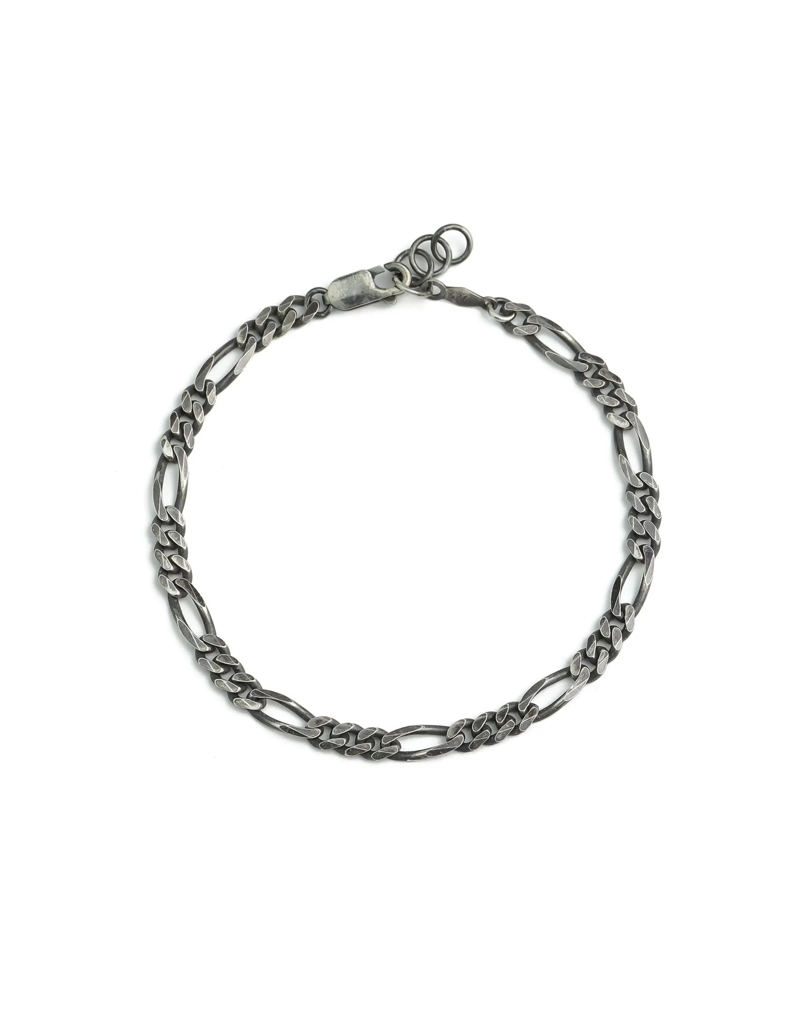 Figaro Chain Bracelet | 4.3mm sold by Blue Ruby
