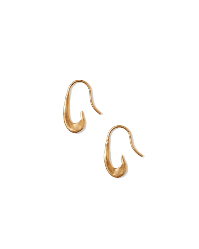 Gala Mini Crescent Earrings sold by Blue Ruby