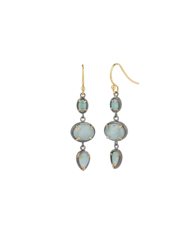 3 Mix Stone Drop Hooks sold by Blue Ruby