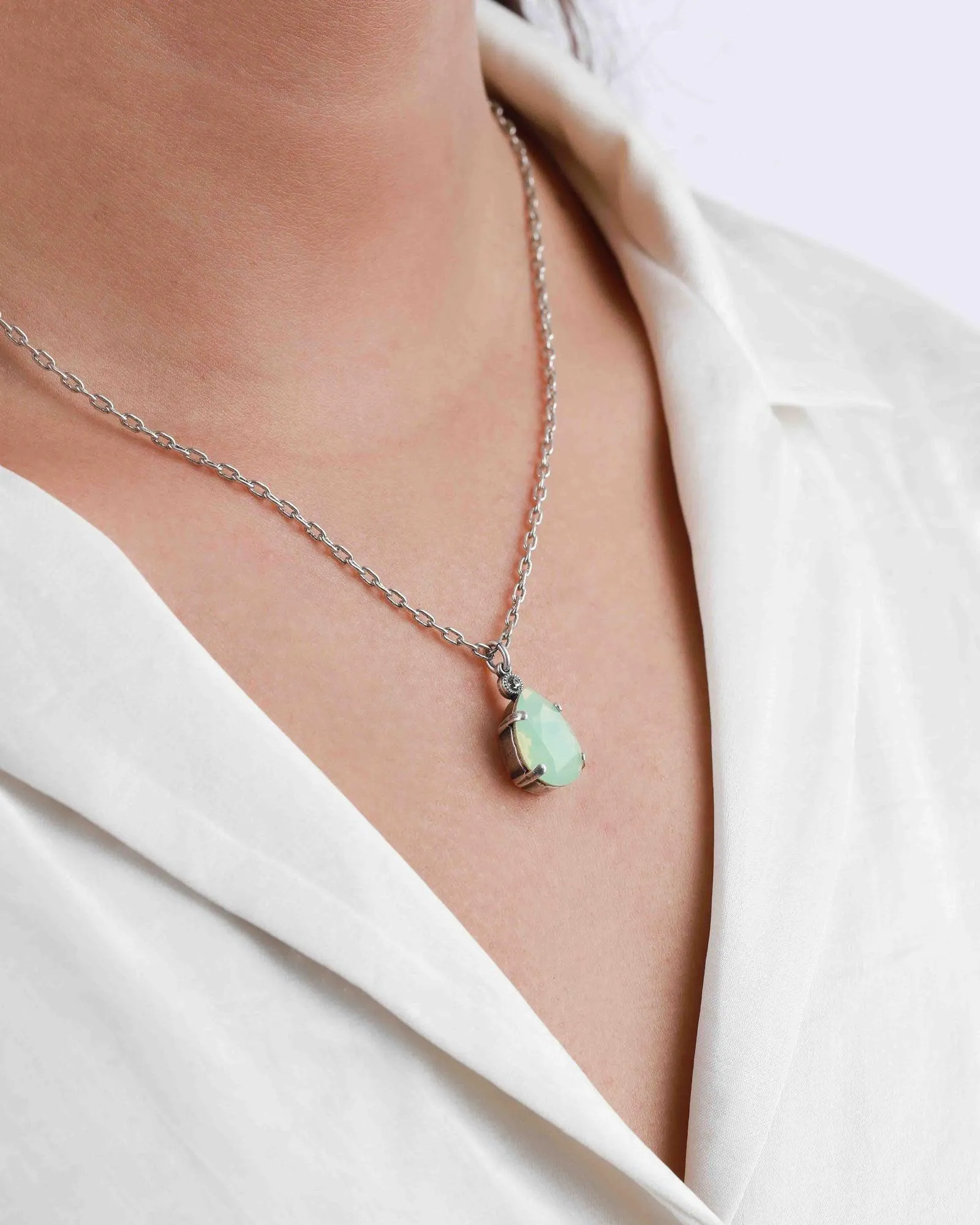 Teardrop Crystal Necklace sold by Blue Ruby product image thumbnail 2