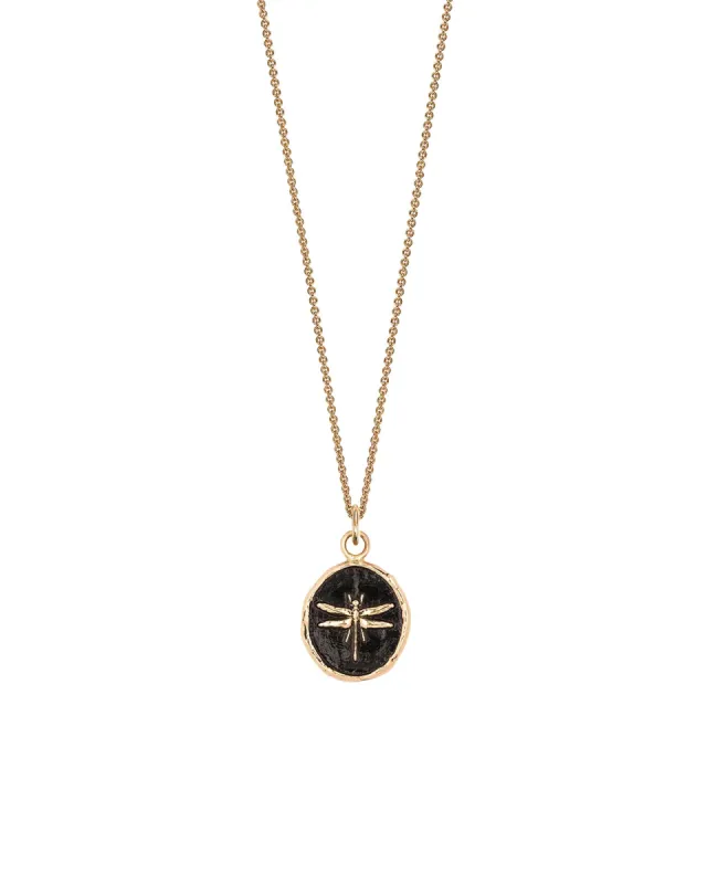 Dragonfly 14k Gold Talisman sold by Blue Ruby