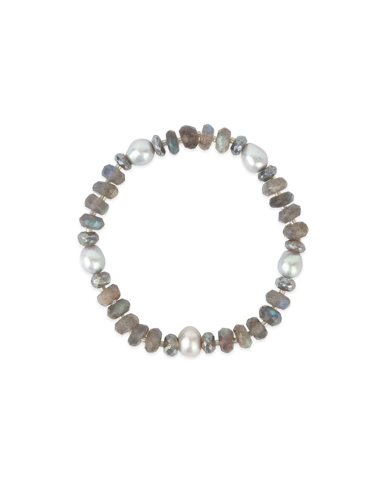 Stone Miyuki Station Pearl Bracelet | 7mm sold by Blue Ruby