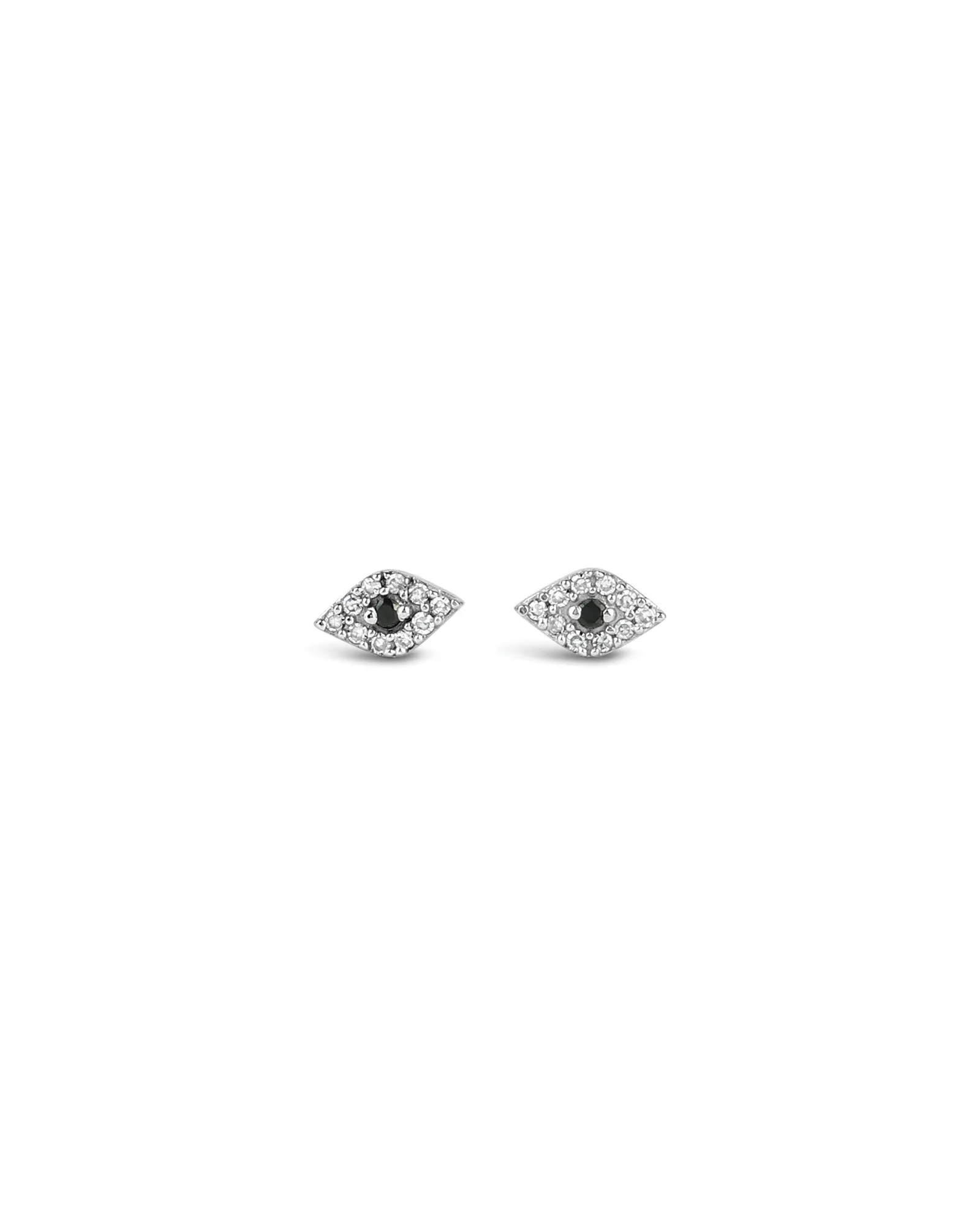 Pavé Evil Eye Studs | 6mm sold by Blue Ruby