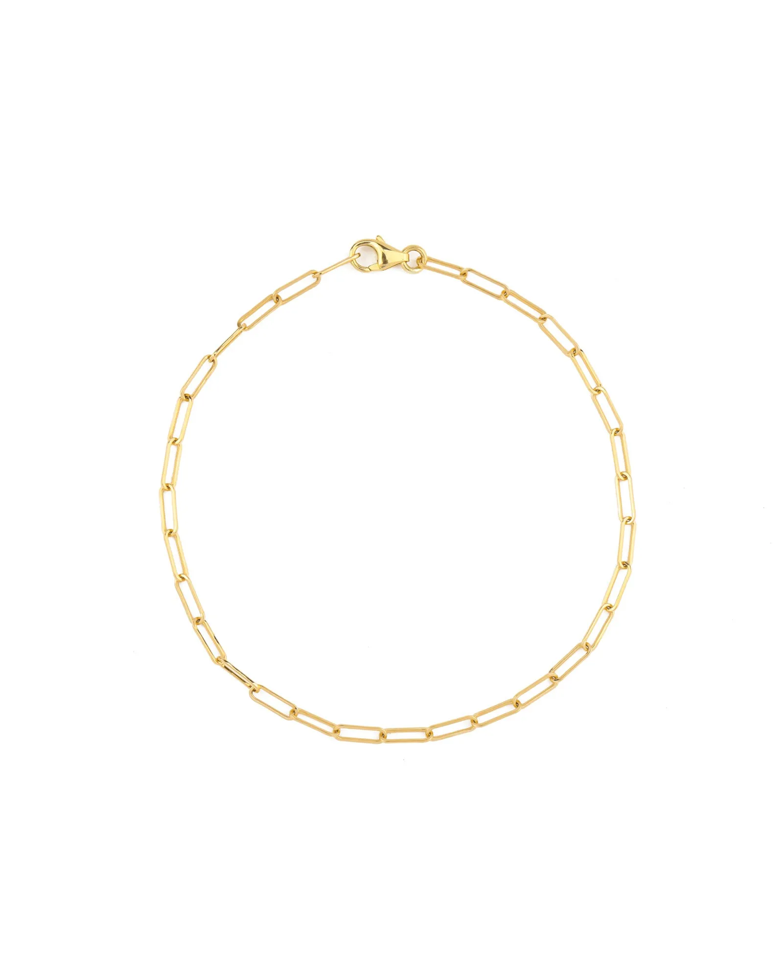 Small Paperclip Chain Bracelet sold by Blue Ruby