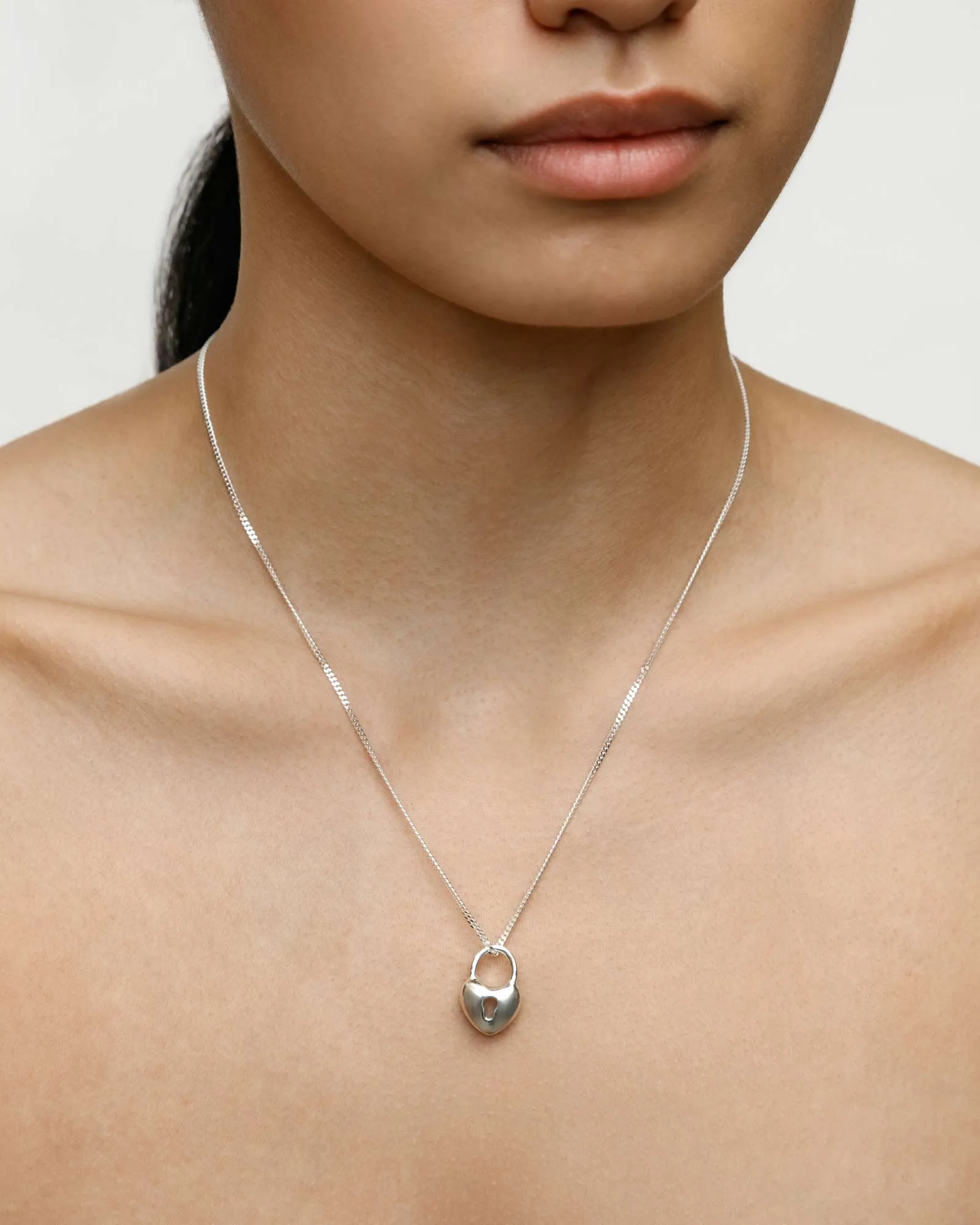 Heartlock Charm Necklace sold by Blue Ruby product image thumbnail 2