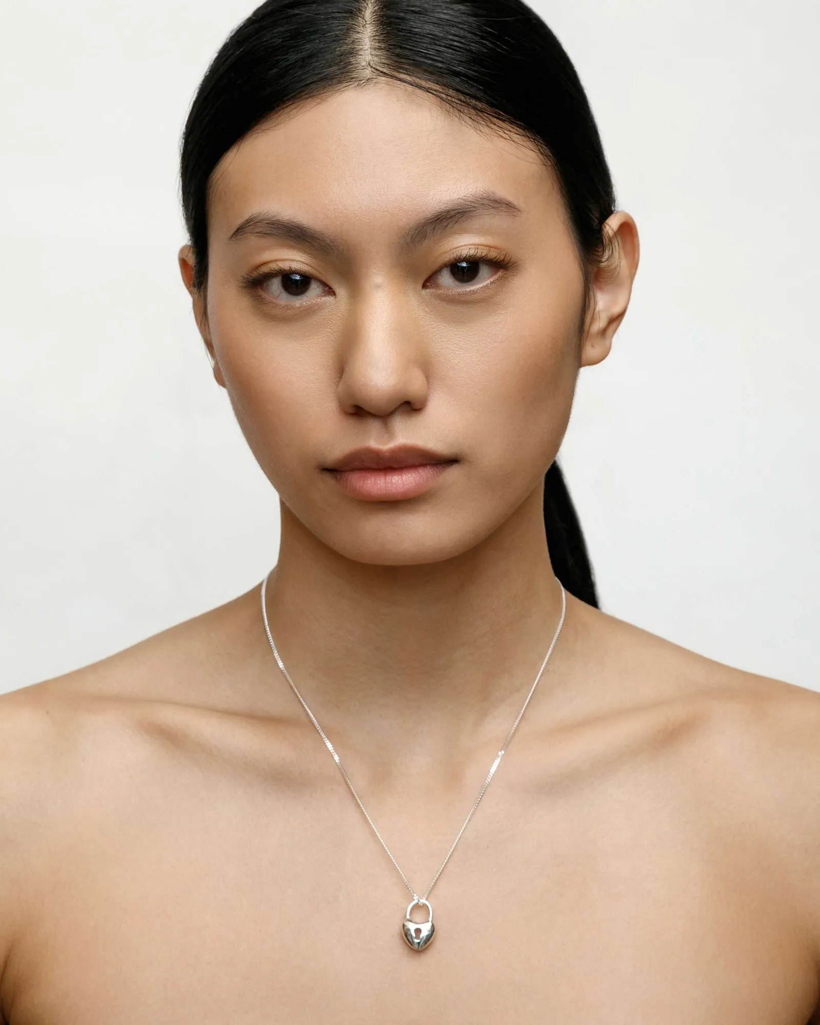 Heartlock Charm Necklace sold by Blue Ruby product image thumbnail 4