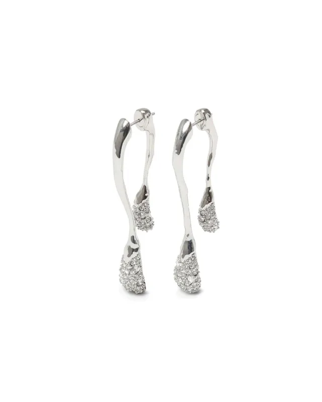 Solanales Crystal Front Back Double Drop Earring sold by Blue Ruby