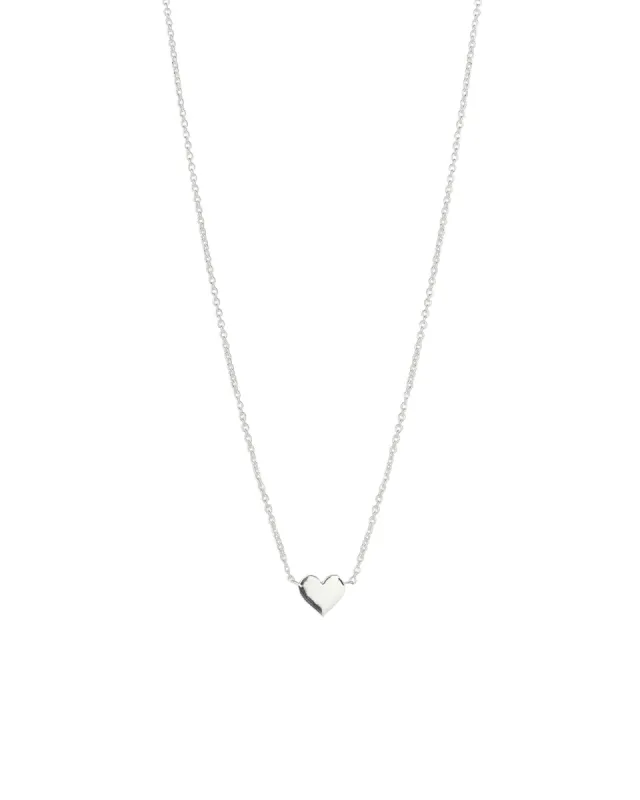 Flat Heart Necklace sold by Blue Ruby