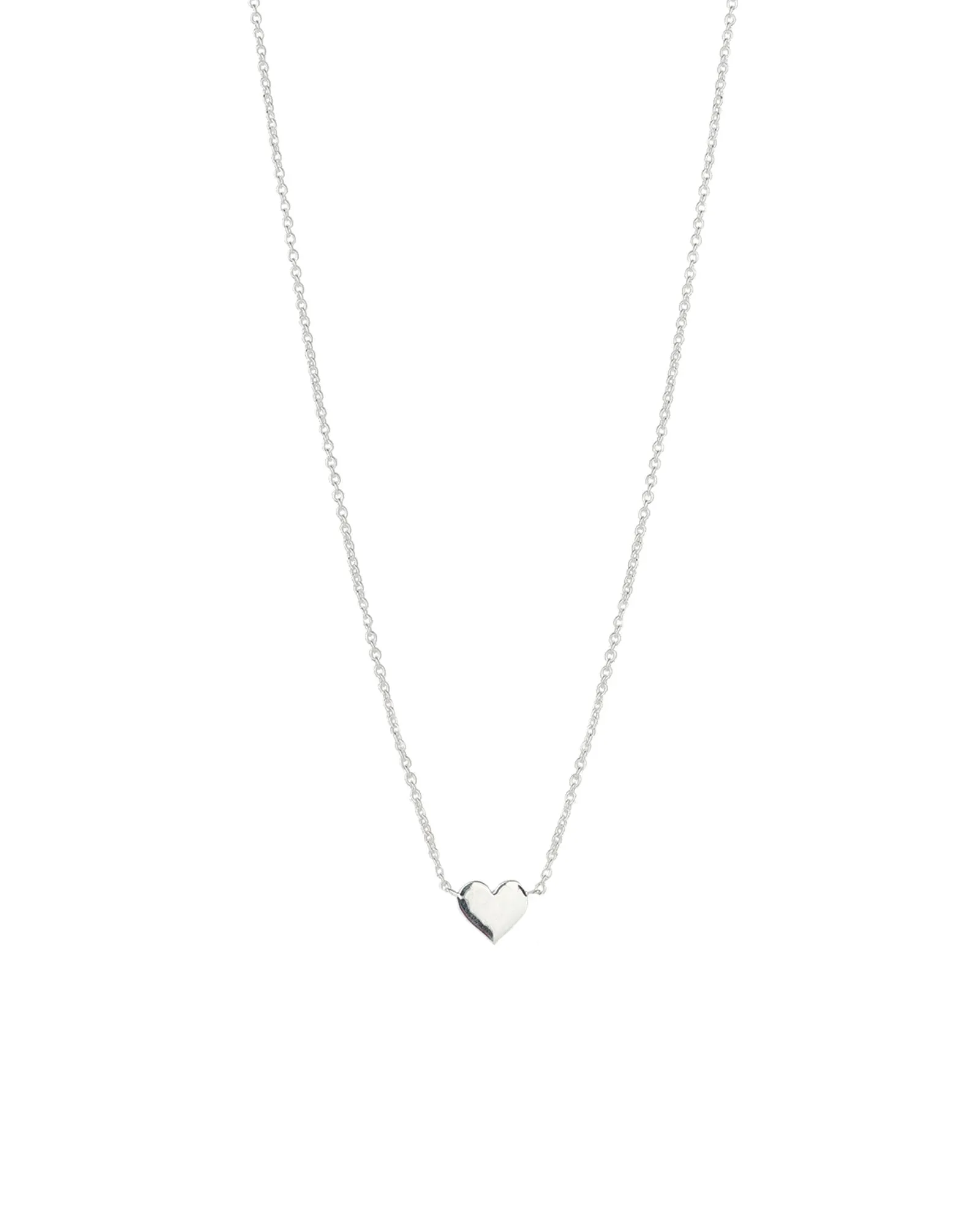 Flat Heart Necklace sold by Blue Ruby