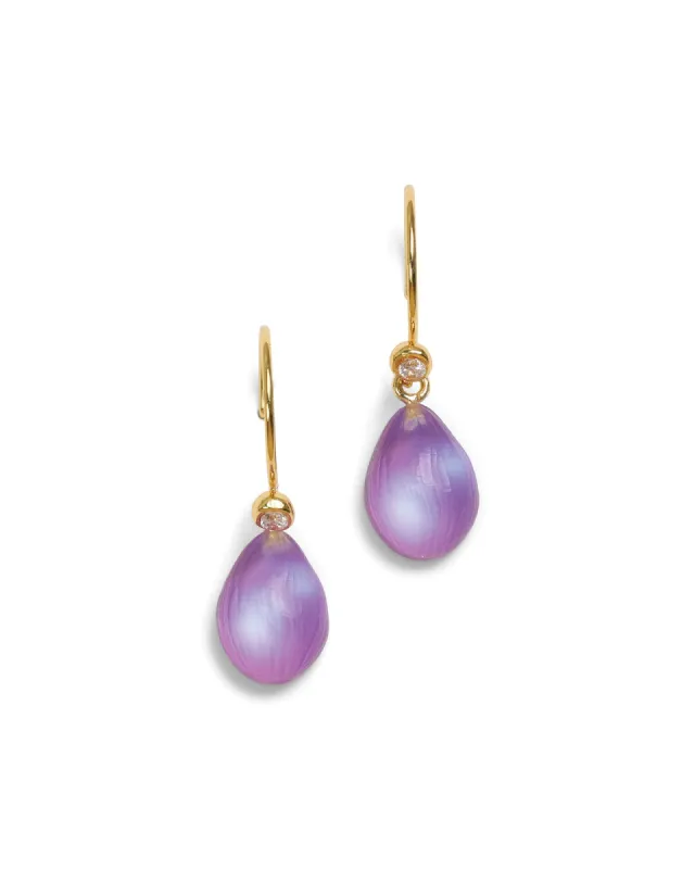 Lucite Teardrop Earrings sold by Blue Ruby