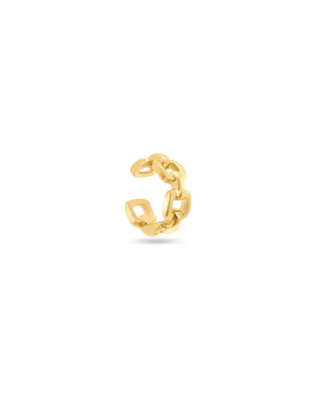 Chain Link Ear Cuff sold by Blue Ruby