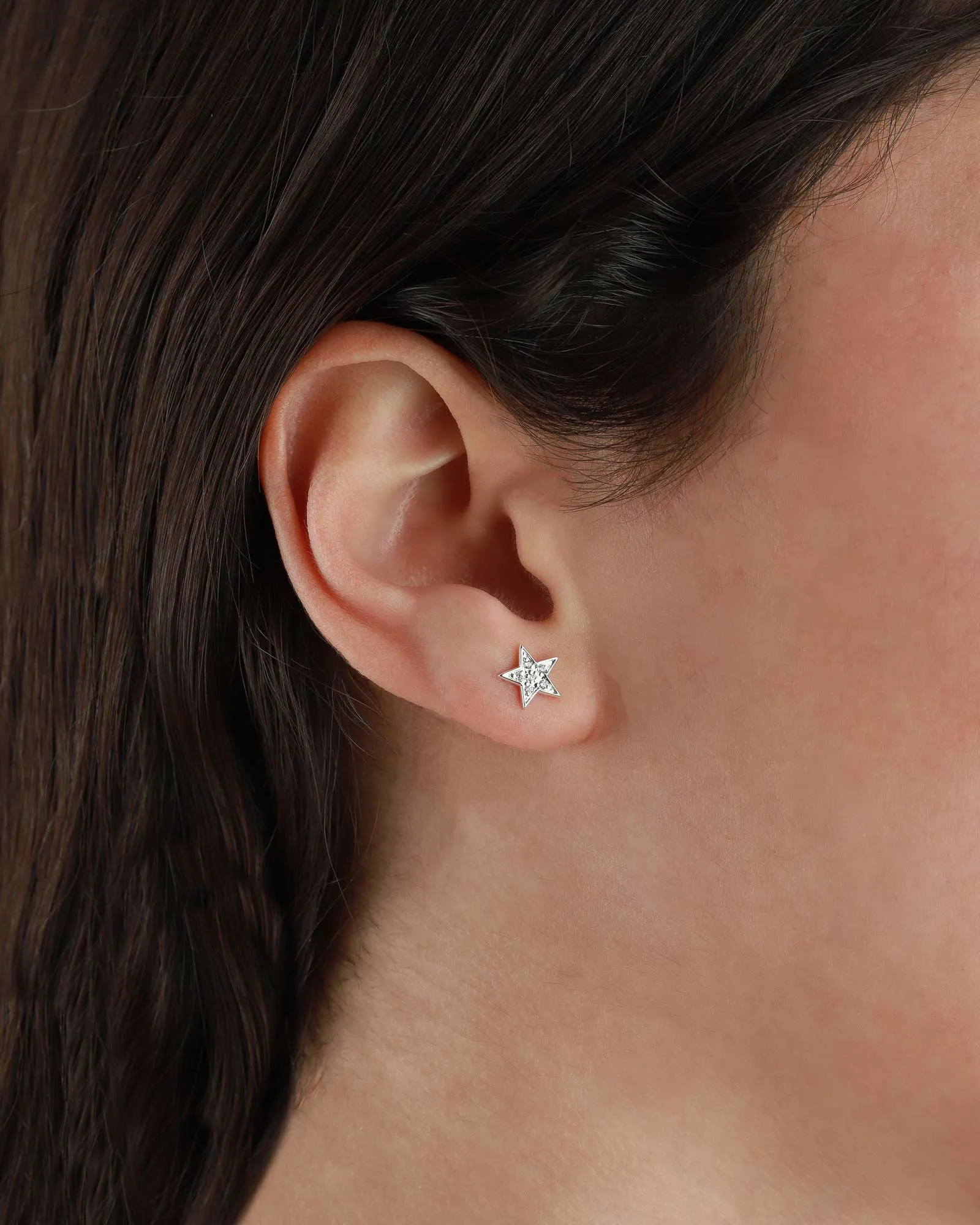 Moon + Star Pavé Studs sold by Blue Ruby product image thumbnail 2