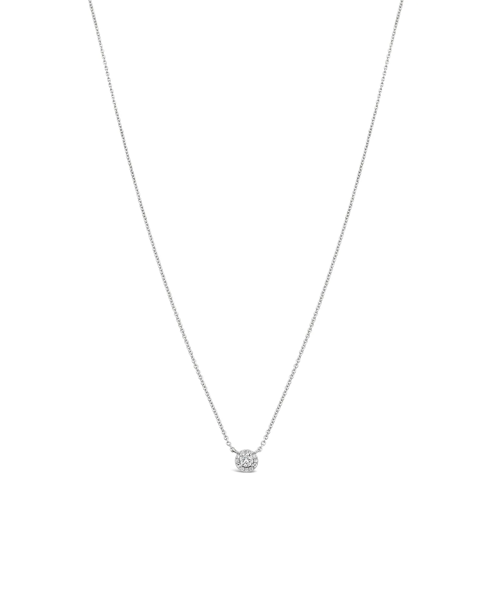 Halo Diamond Necklace sold by Blue Ruby