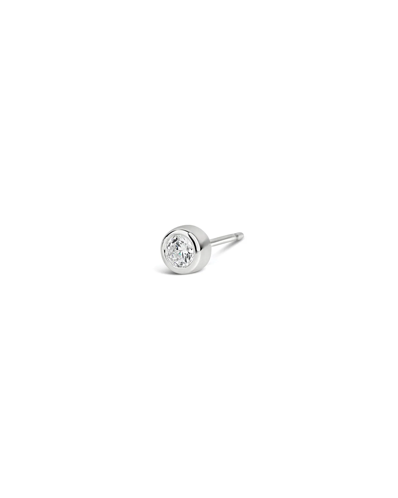 Solitaire CZ Stud | 3mm sold by Blue Ruby product image thumbnail 3