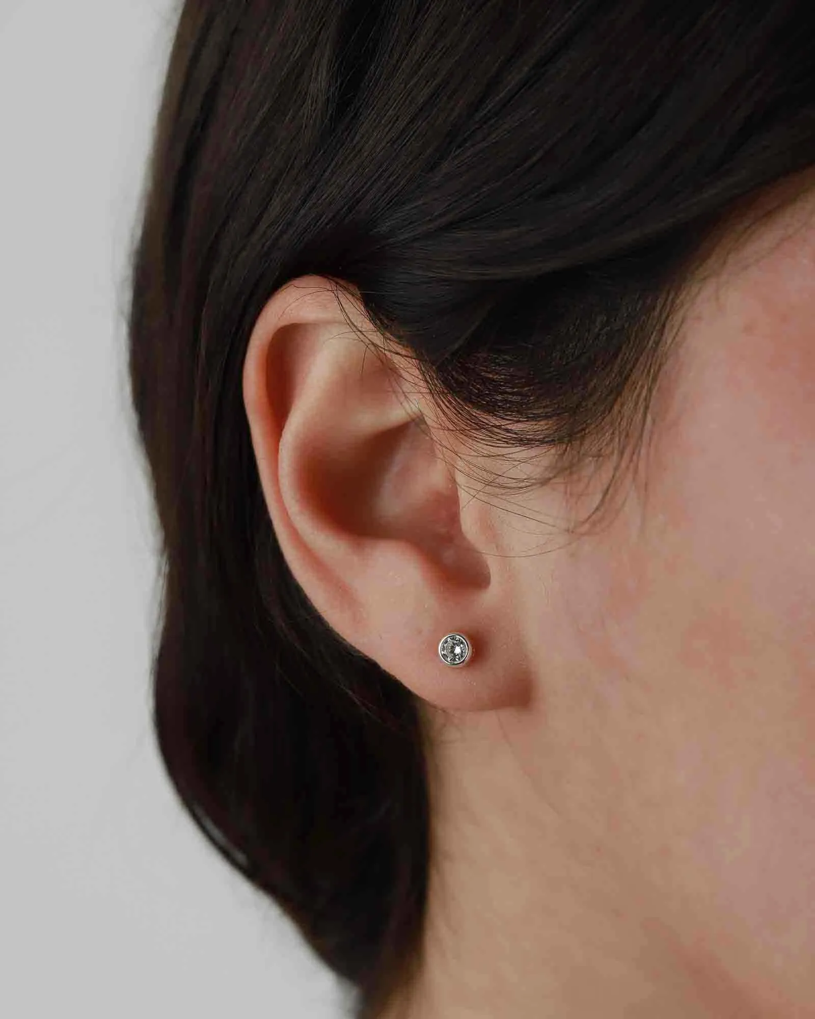 Solitaire CZ Stud | 3mm sold by Blue Ruby product image thumbnail 2