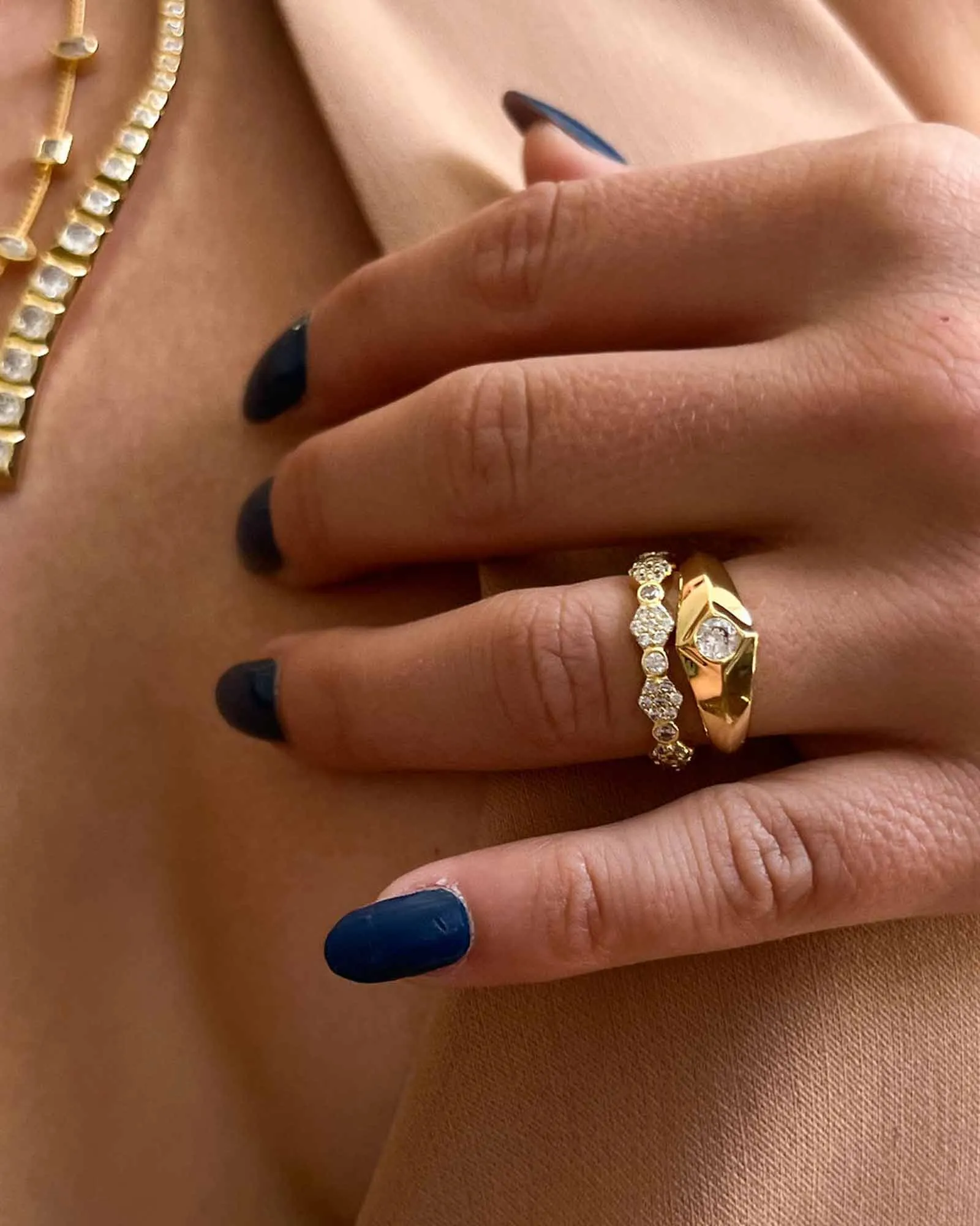 Pyramid Signet Ring sold by Blue Ruby product image thumbnail 2