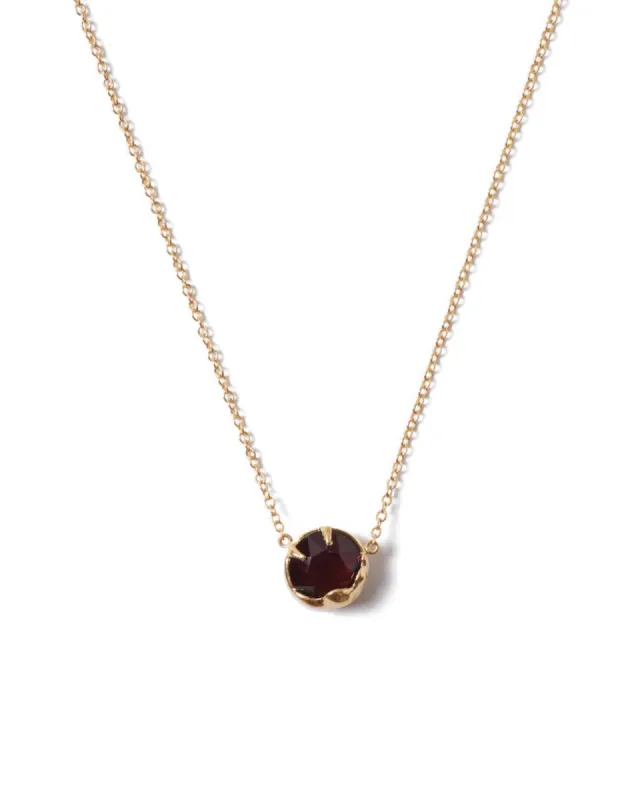 January Birthstone Necklace sold by Blue Ruby