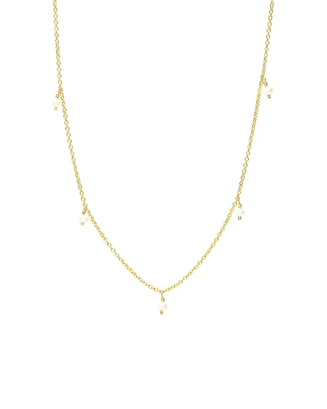 5 Dangle Pearl Necklace sold by Blue Ruby