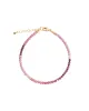 Ruby Four Rondelle Bracelet | 3mm sold by Blue Ruby