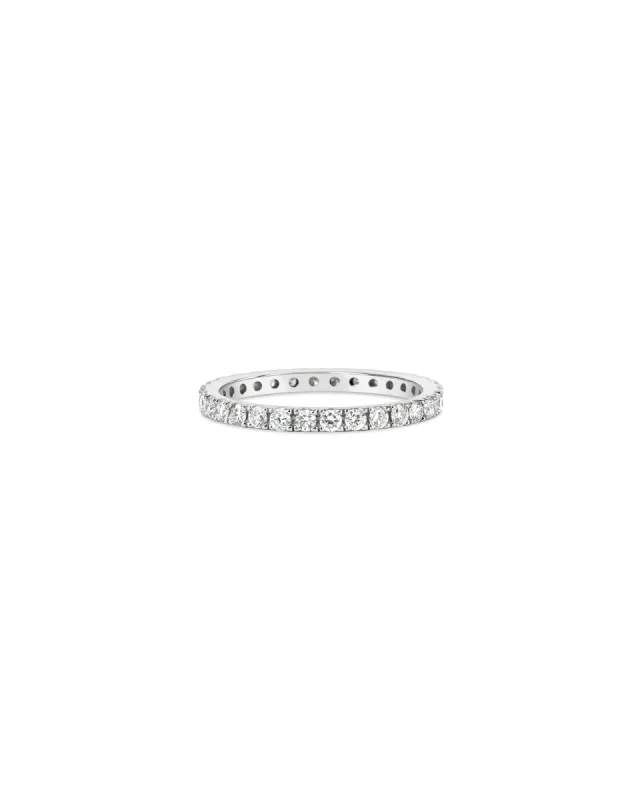 Wide Pavé Eternity Ring sold by Blue Ruby