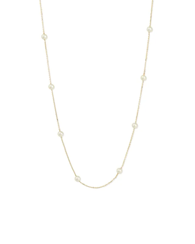 Station Pearl Necklace sold by Blue Ruby