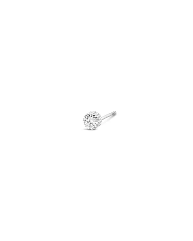 Milgrain Cz Stud sold by Blue Ruby