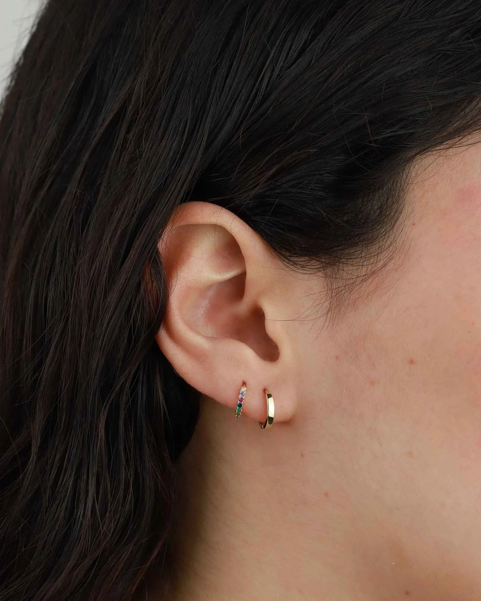 CZ Huggie I 8mm sold by Blue Ruby product image thumbnail 2