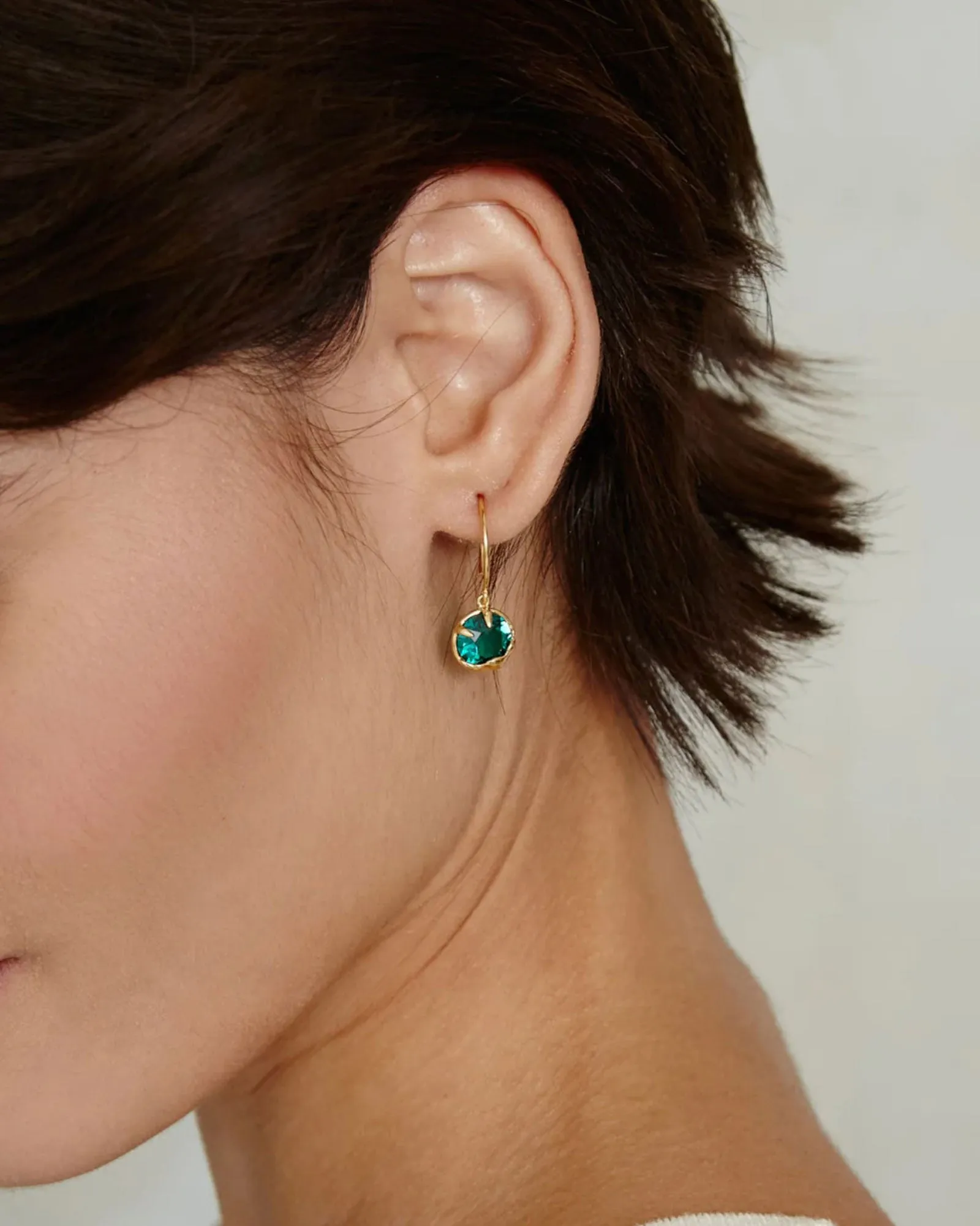 May Birthstone Earrings sold by Blue Ruby product image thumbnail 2