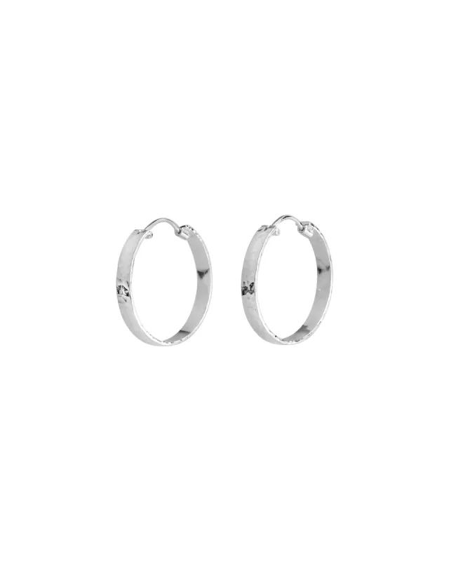 Hammered Hoops I 25mm sold by Blue Ruby