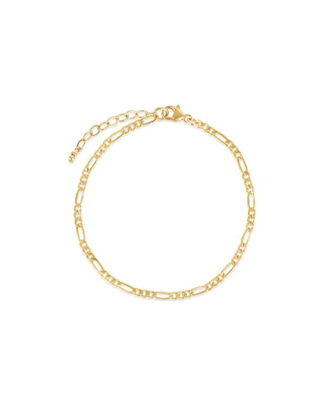 Figaro Chain Bracelet I Medium sold by Blue Ruby