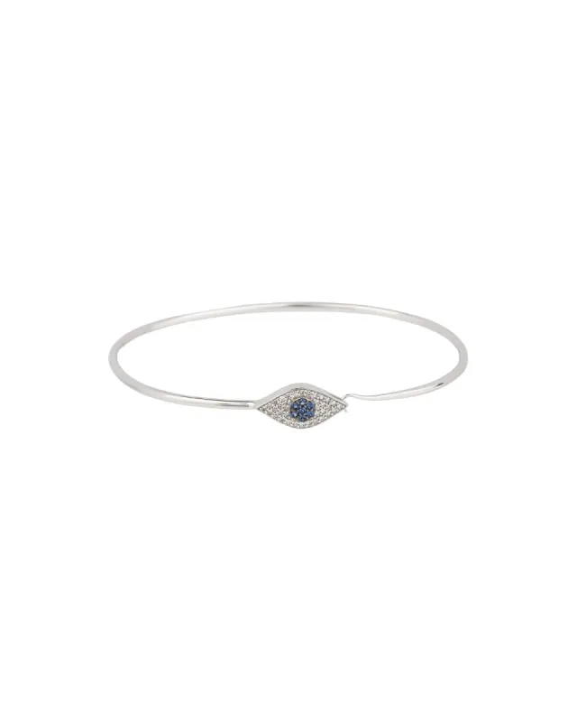 Evil Eye Diamond Bangle sold by Blue Ruby