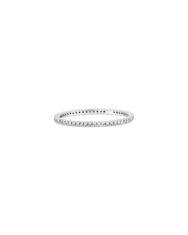 Pavé Eternity Ring sold by Blue Ruby