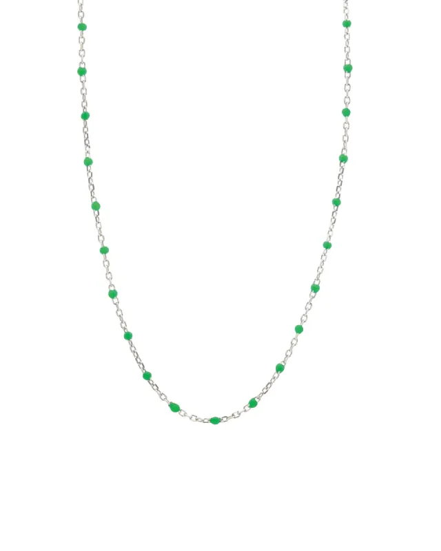 Enamel Beaded Chain Necklace sold by Blue Ruby