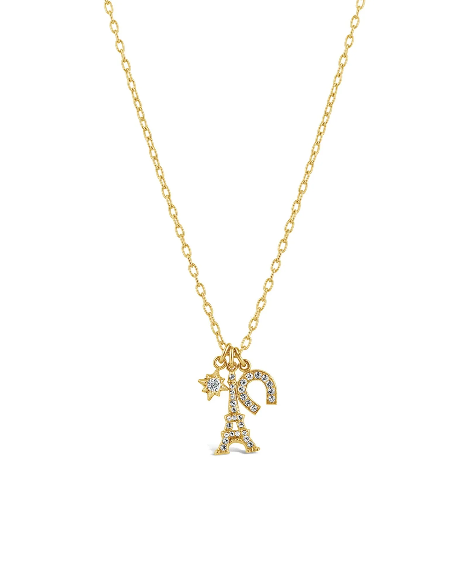 Eiffel Tower Horseshoe Necklace sold by Blue Ruby