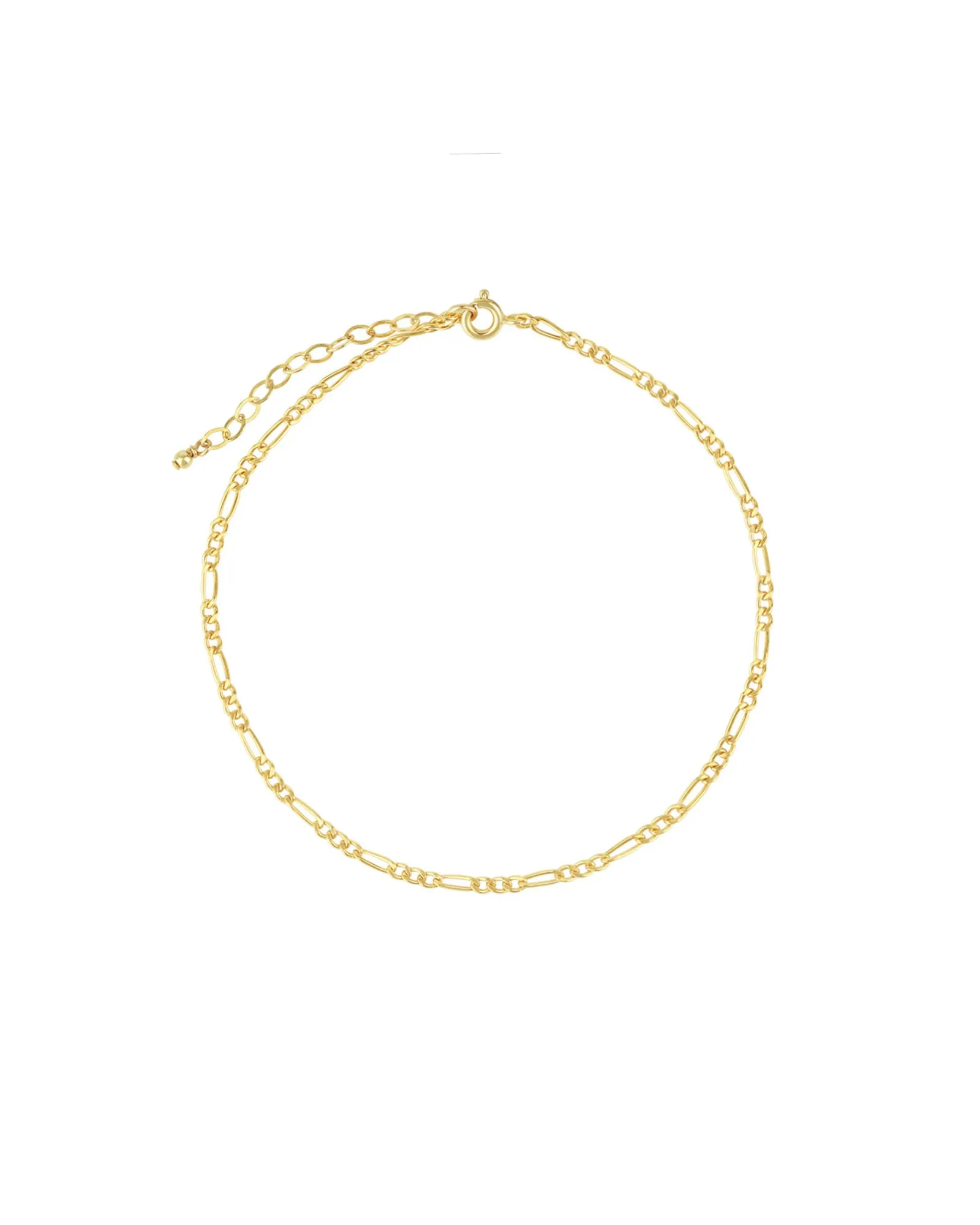 Figaro Chain Anklet I Medium sold by Blue Ruby