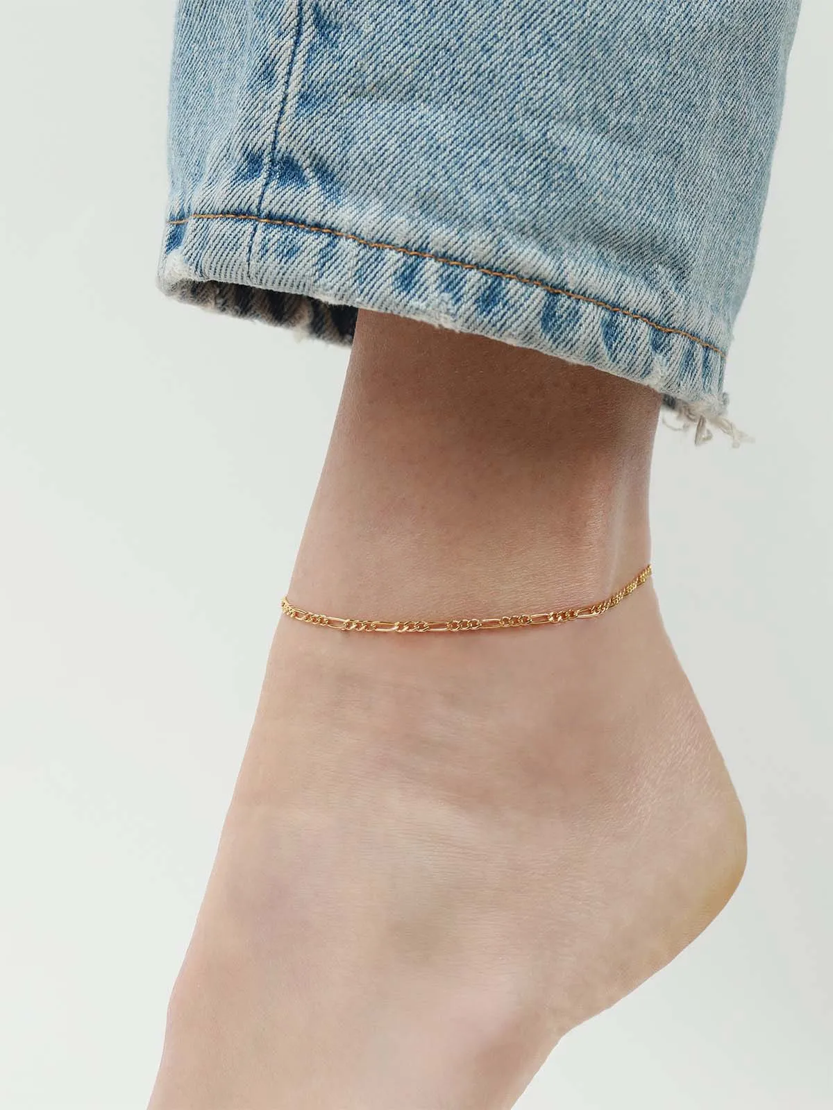 Figaro Chain Anklet I Medium sold by Blue Ruby product image thumbnail 2