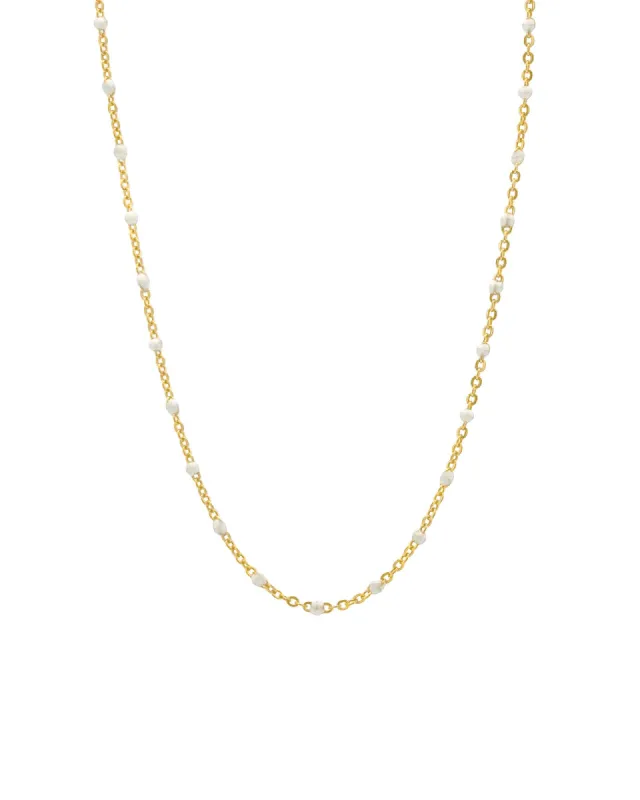 Enamel Beaded Chain Necklace sold by Blue Ruby