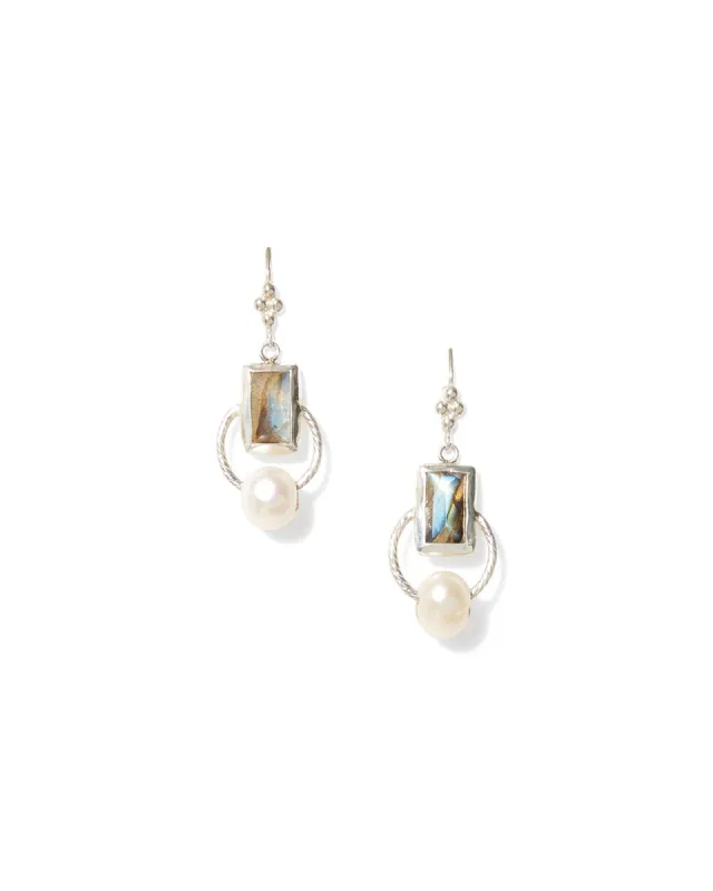 Halo Drop Earrings sold by Blue Ruby