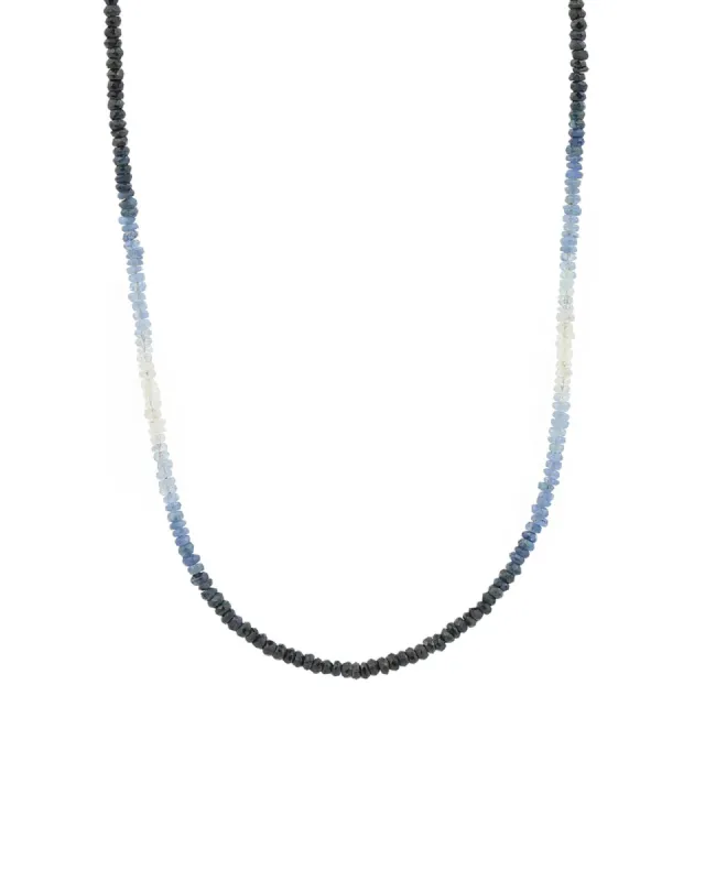 Blue Sapphire Gradient Necklace | 2.5mm sold by Blue Ruby