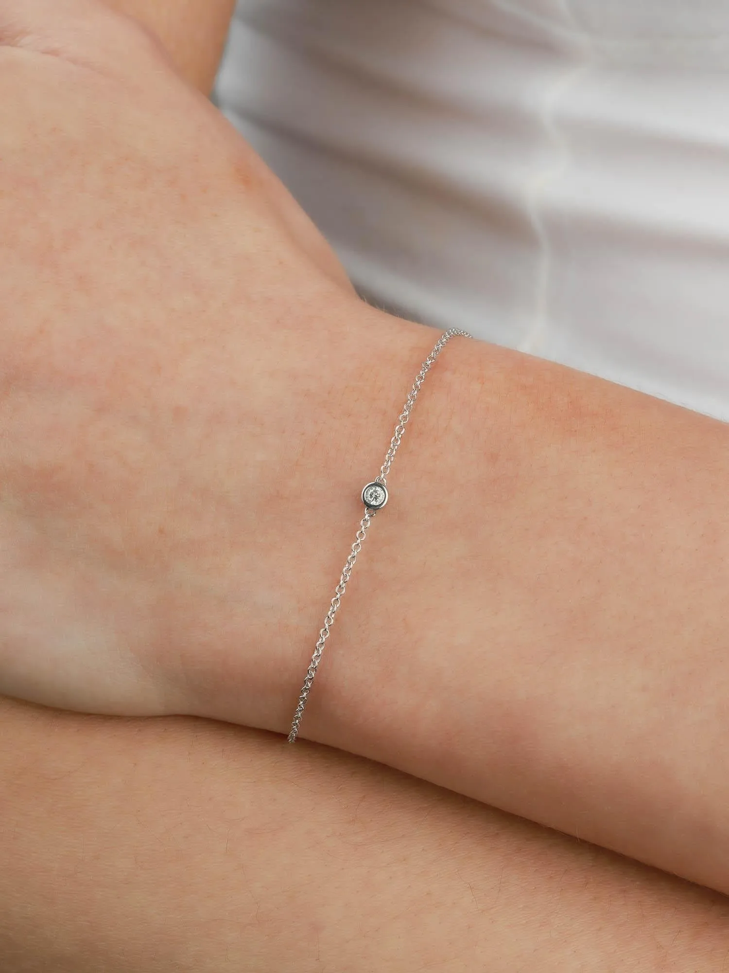 Single Diamond Bracelet sold by Blue Ruby product image thumbnail 2