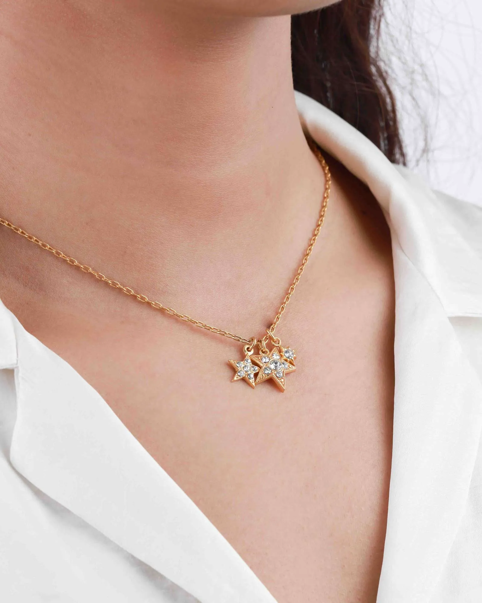 Three Gradient Star Necklace sold by Blue Ruby product image thumbnail 2