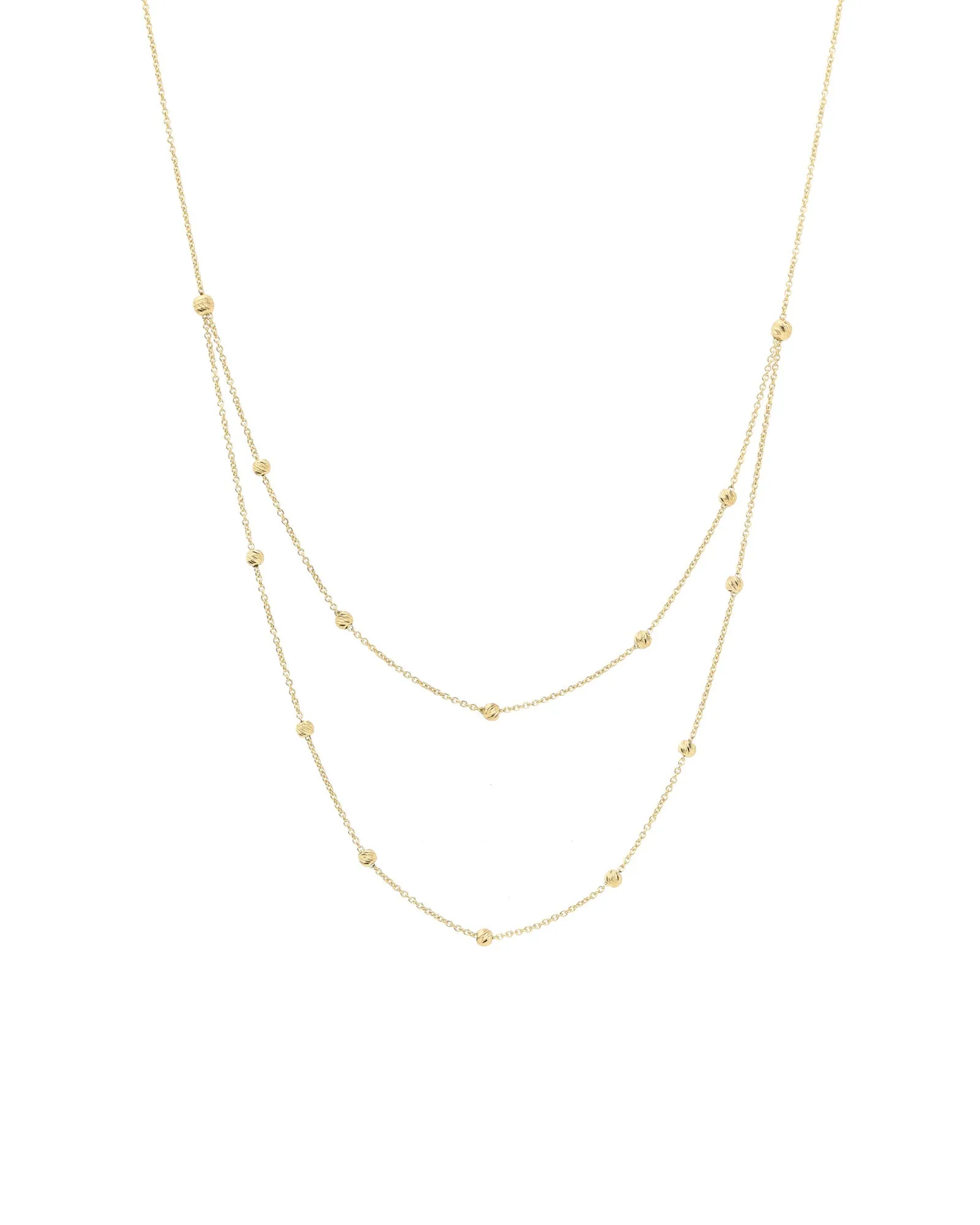 2 Row Satellite Necklace sold by Blue Ruby