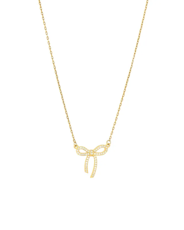 Bow Crystal Necklace sold by Blue Ruby